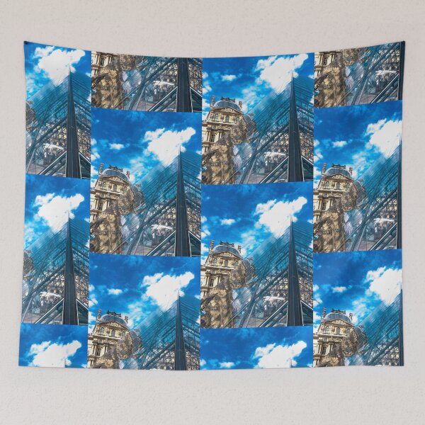Item preview, Addicted to Paris Blue Royal Louvre Sky designed and sold by thegraypocket.