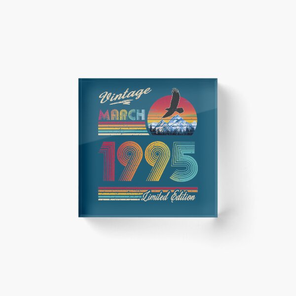 Item preview, Vintage March 1995 Birthday designed and sold by GreenSplash.