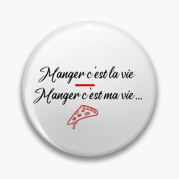 Item preview, Manger c'est la vie, manger c'est ma vie designed and sold by saturdayride.