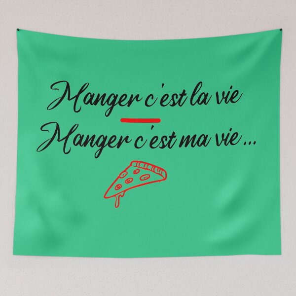 Item preview, Manger c'est la vie, manger c'est ma vie designed and sold by saturdayride.