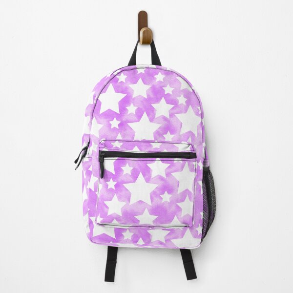 Item preview, Purple Star Pattern - Watercolor Background designed and sold by VvdVenDesign.