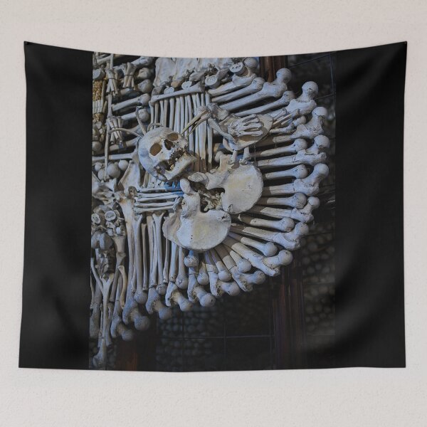 Item preview, Sedlec Ossuary Coat of Arms Photo Art, Skull Bone Church designed and sold by Sedlec Ossuary Project.