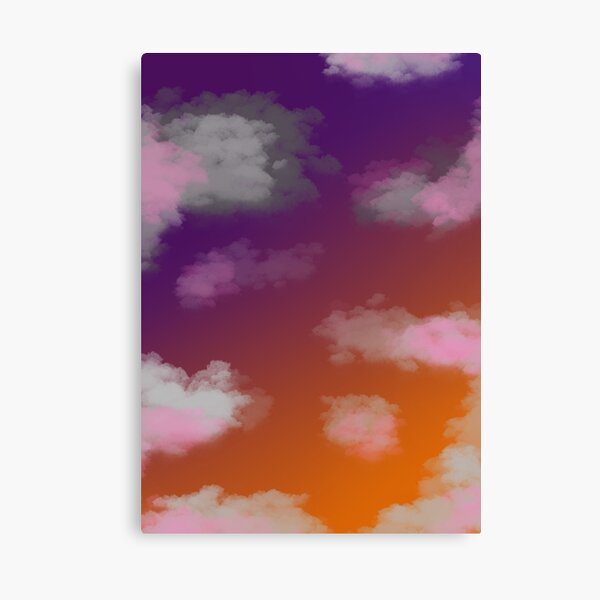 sunset sky Canvas Print