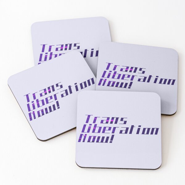 Item preview, "Trans Liberation Now!" Trans Pride designed and sold by ForTheFrogWar.