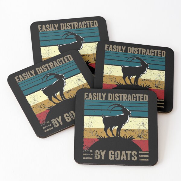 Item preview, Easily distracted by goats designed and sold by noahs-shop.