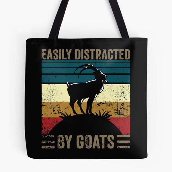 Item preview, Easily distracted by goats designed and sold by noahs-shop.