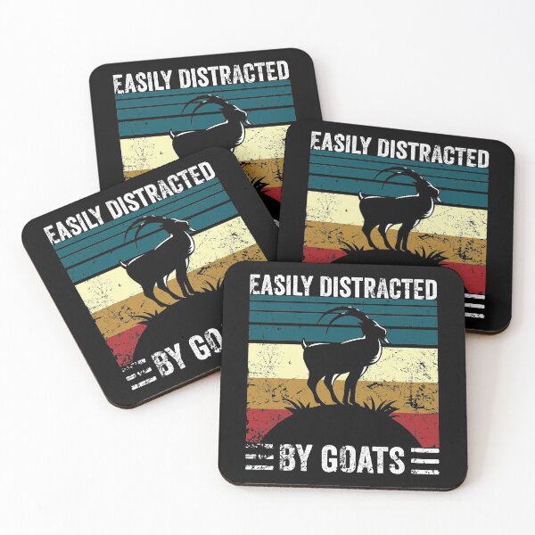 Item preview, Easily distracted by goats designed and sold by noahs-shop.