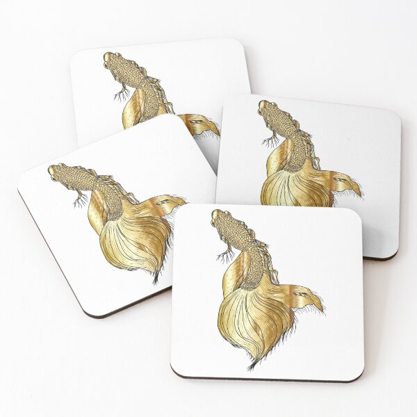 Item preview, Gold Tropical Zebrafish designed and sold by sasijaya.