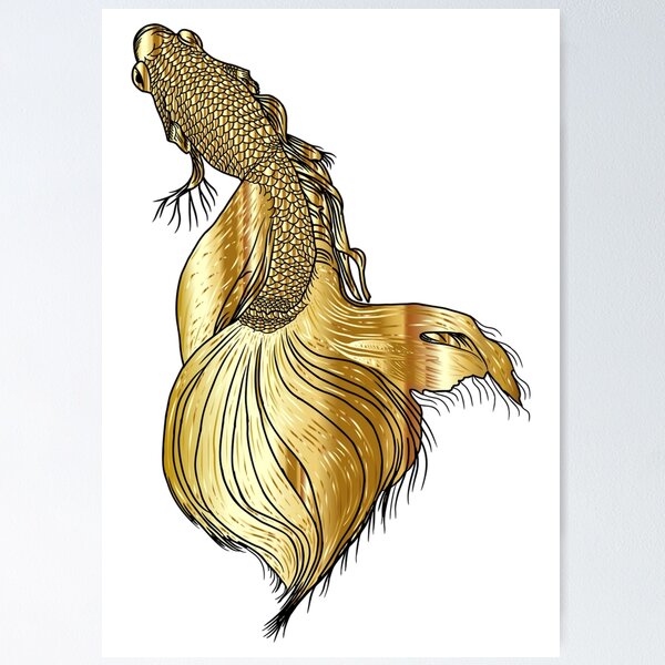 Item preview, Gold Tropical Zebrafish designed and sold by sasijaya.