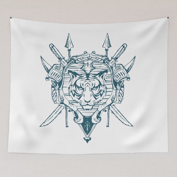 Item preview, warrior design in vectorian style designed and sold by Omtatsat.