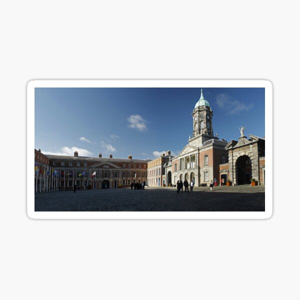 Dublin Castle panorama Sticker