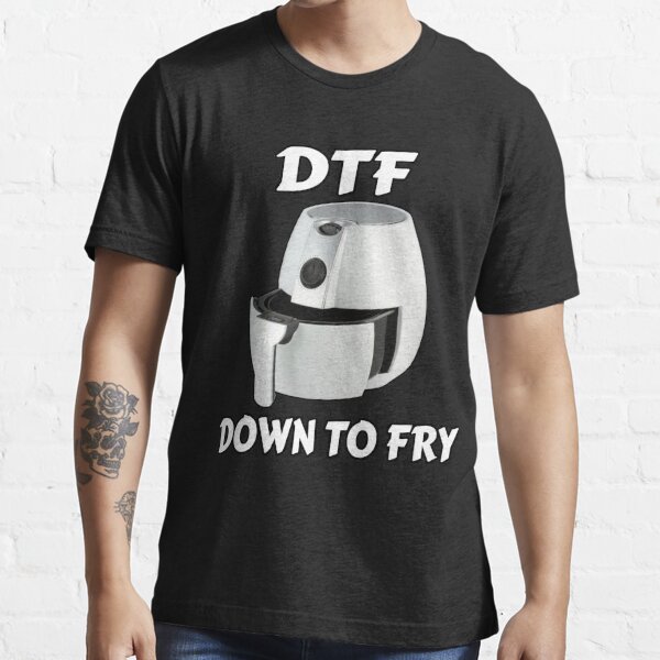 Funny Fishing Shirts: DTF Down to Fish Women's Crop Top Tee