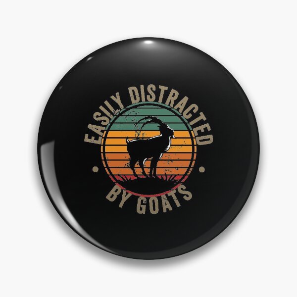 Item preview, Easily distracted by goats designed and sold by noahs-shop.