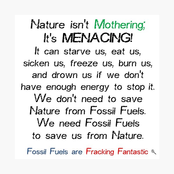 Item preview, Nature isn't Mothering. It's MENACING! designed and sold by Truthstoliveby.