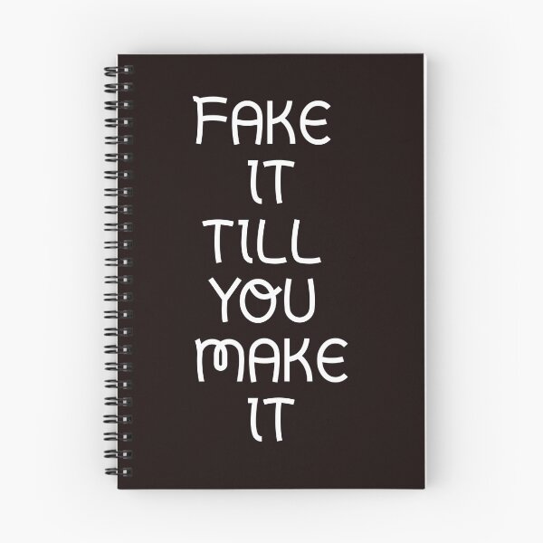 Item preview, Copy of  Fake it till you make it designed and sold by Textbubble.