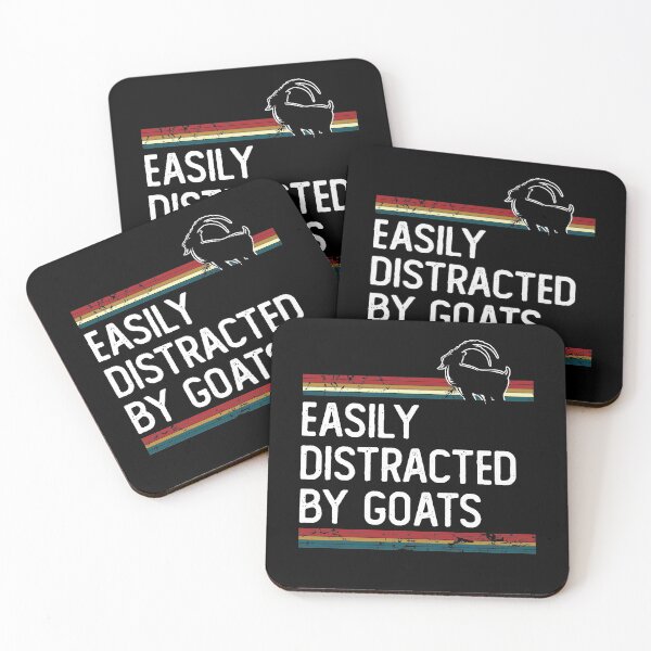 Item preview, Easily distracted by goats designed and sold by noahs-shop.