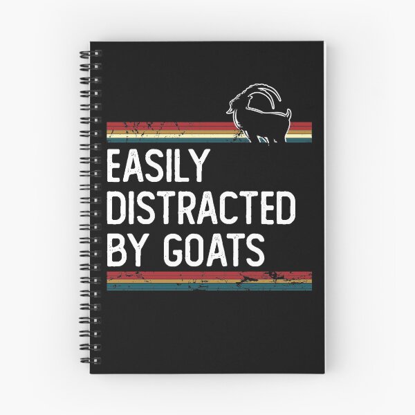 Item preview, Easily distracted by goats designed and sold by noahs-shop.
