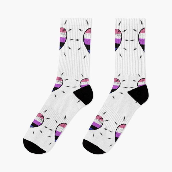 Item preview, Genderfluid heart beats for subtle pride | LGBTQ designed and sold by Petra Becker.