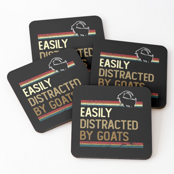 Item preview, Easily distracted by goats designed and sold by noahs-shop.