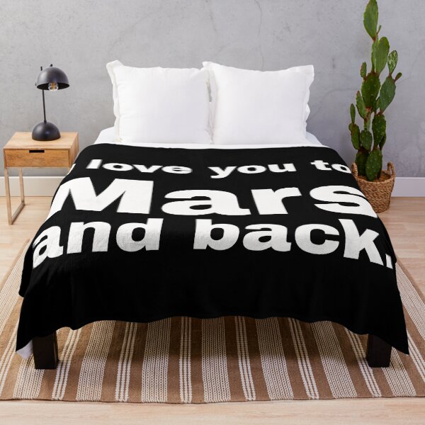 Item preview, I love you to Mars and back. Clear individual statement and minimalist design for all lovers and those who are in love designed and sold by Text-N-Typo.