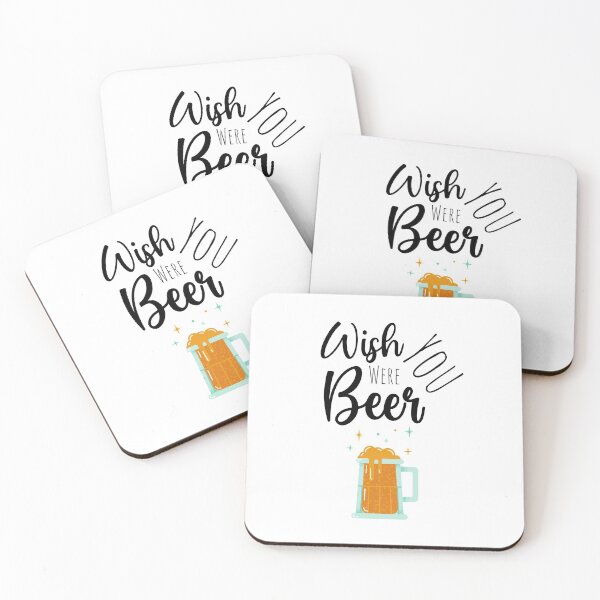 Item preview, Wish You Were Beer designed and sold by PinkPandaPress.