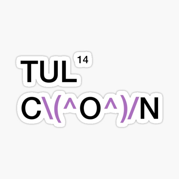 TULCON14 Logo: \(^O^)/ Sticker