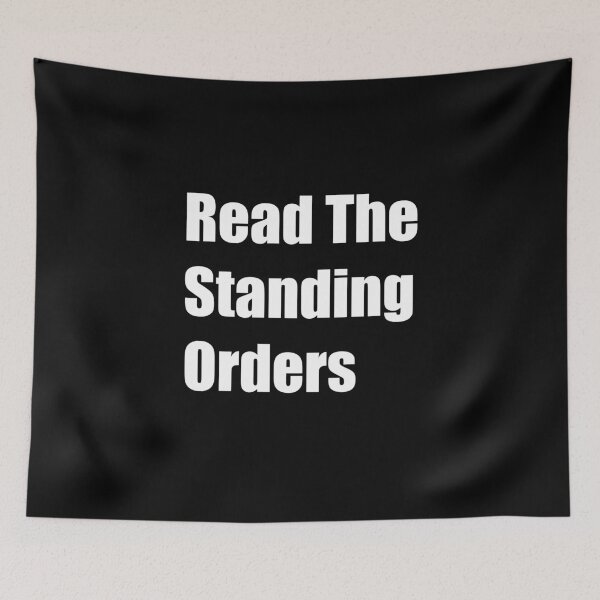 Item preview, Read The Standing Orders designed and sold by Rizwandogar.