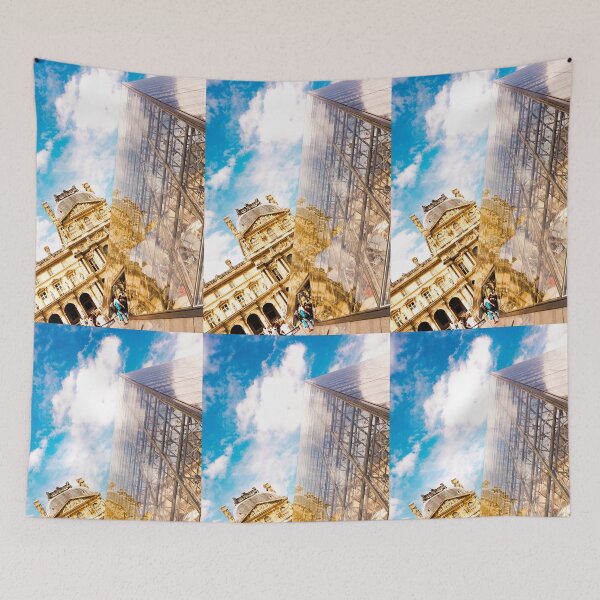 Item preview, Addicted to Paris Golden Louvre Reflection of Love designed and sold by thegraypocket.