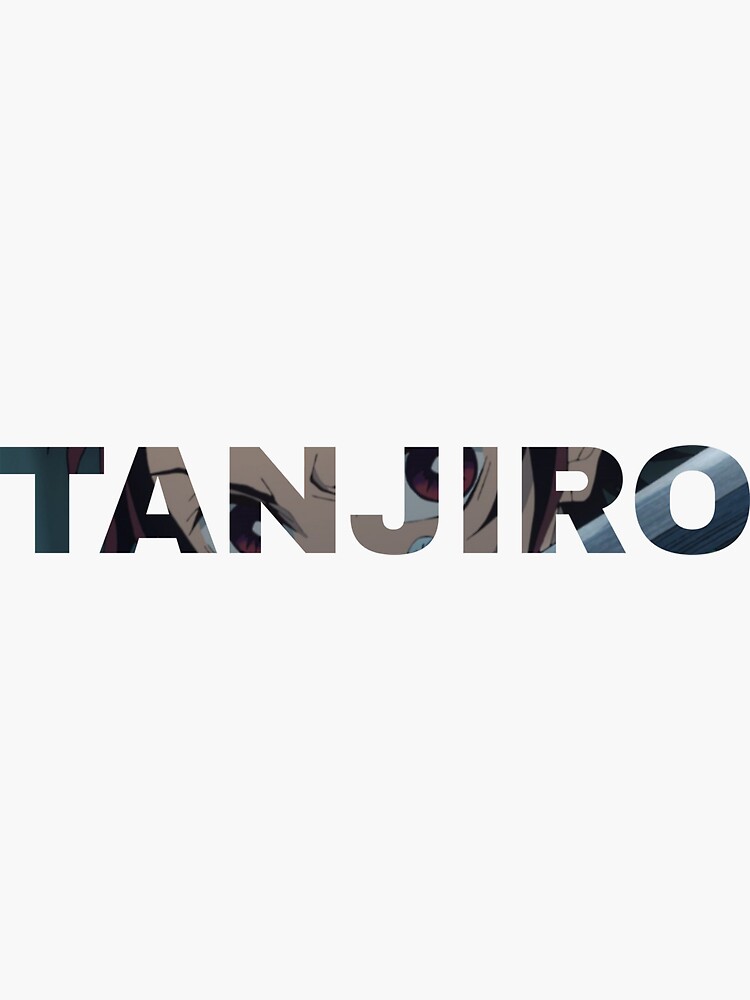 demon-slayer-tanjiro-name-sticker-by-jess1403x-redbubble