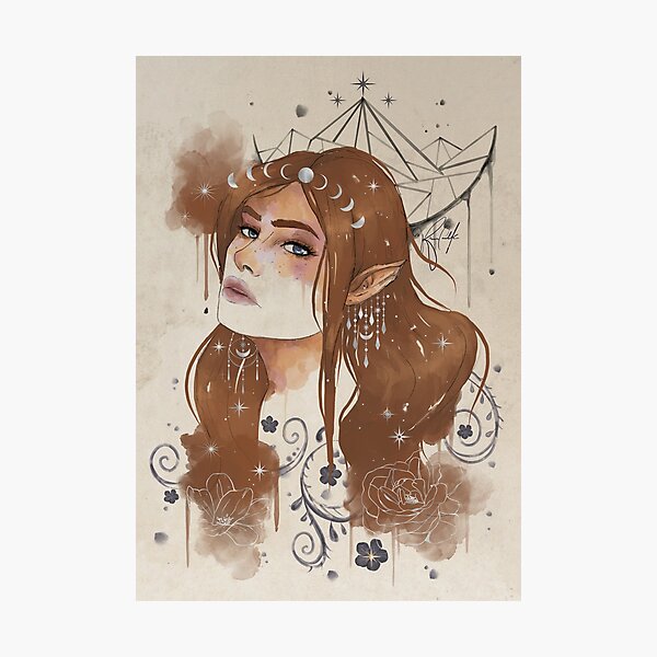 Celestial Feyre Photographic Print