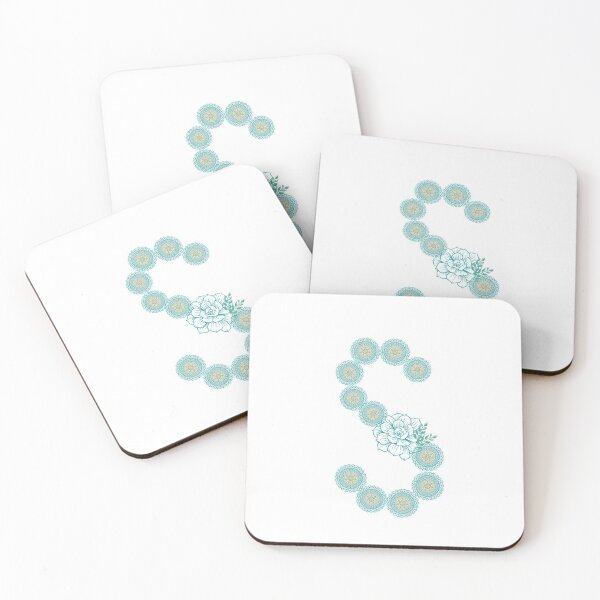 Item preview, Elegant Letter S Mandala Design with Flower designed and sold by Shir-designs.