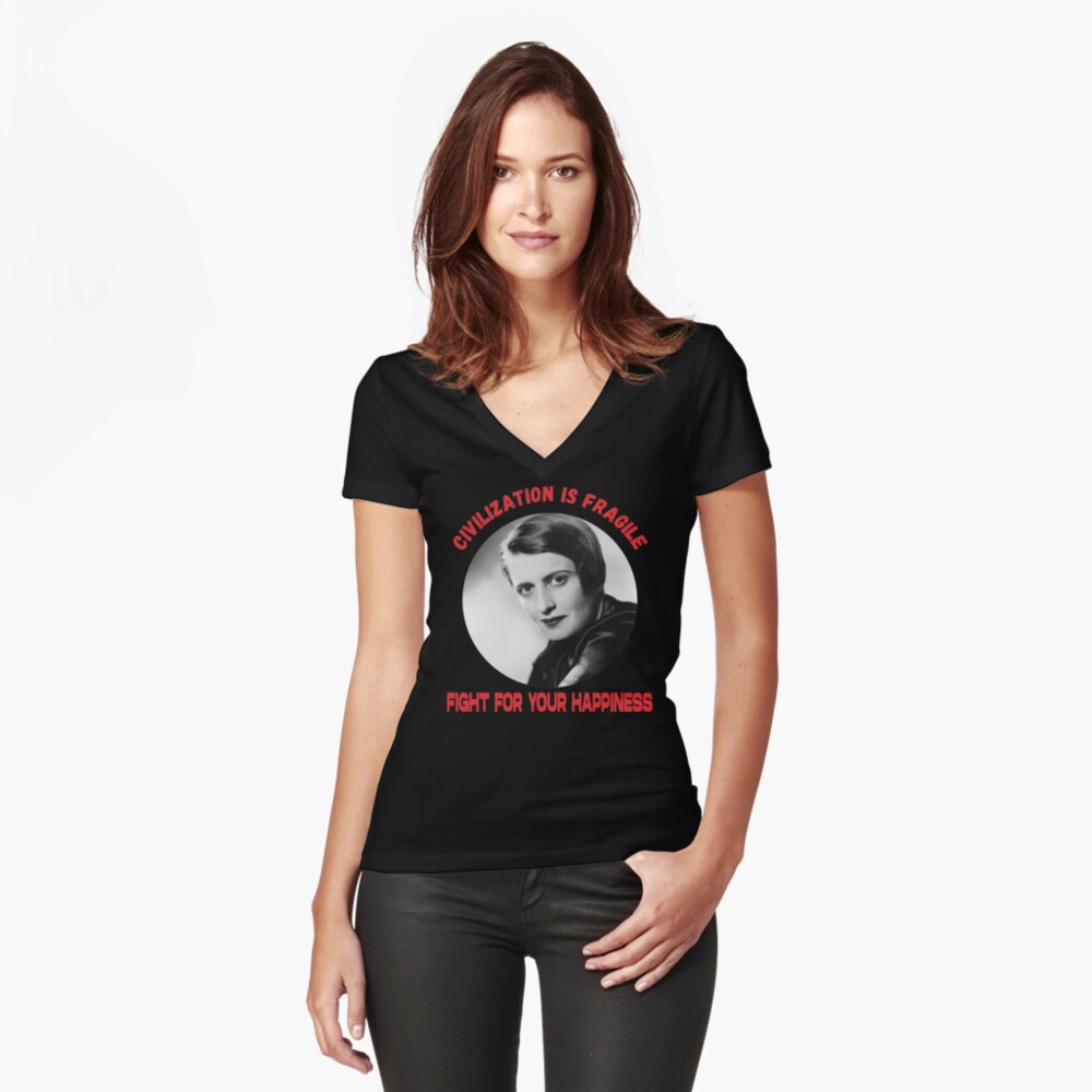 Item preview, Fitted V-Neck T-Shirt designed and sold by JeanJohnJohn.