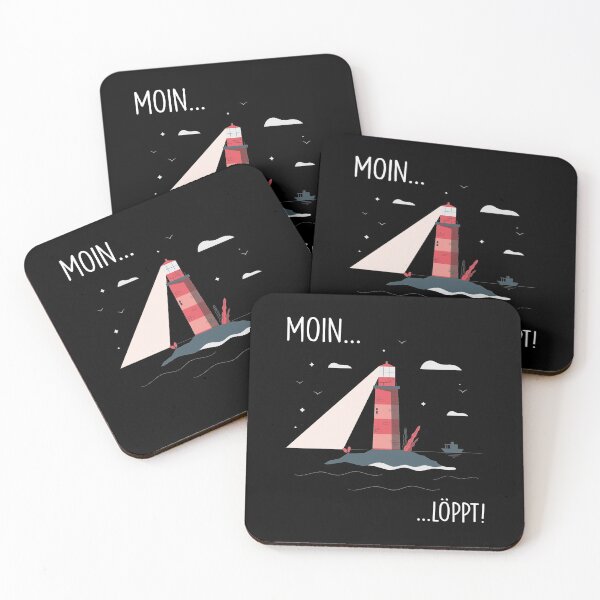 Item preview, Moin North Sea Lighthouse & Seagulls Beach Vacation Sea Gift designed and sold by Lenny Stahl.