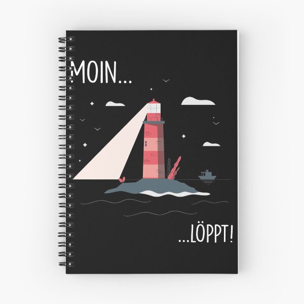 Item preview, Moin North Sea Lighthouse & Seagulls Beach Vacation Sea Gift designed and sold by Lenny Stahl.
