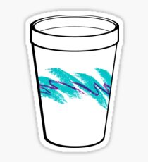 Solo Jazz Cup 90s Pattern - With Cup (white) Sticker