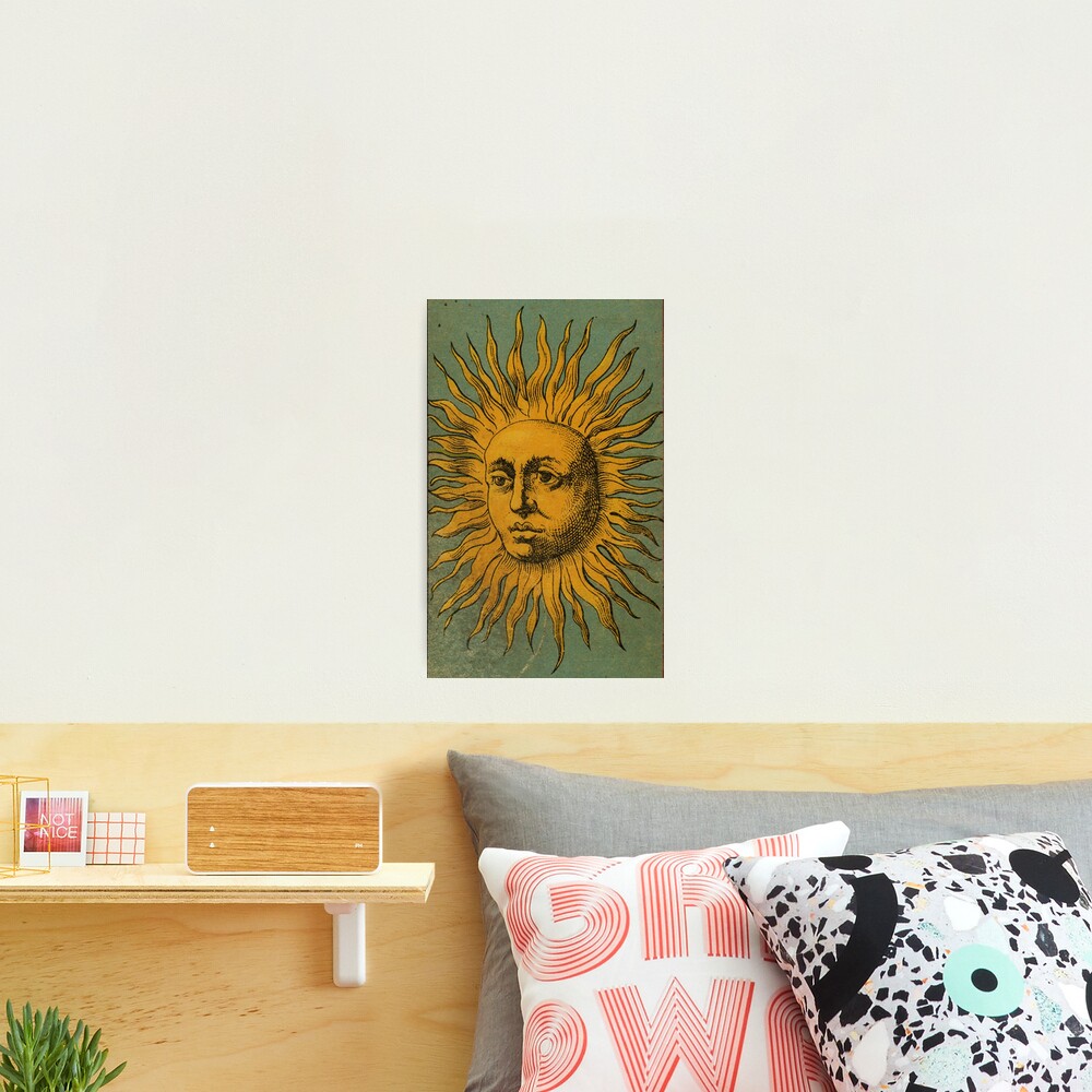 Vintage Sun Tarot Photographic Print