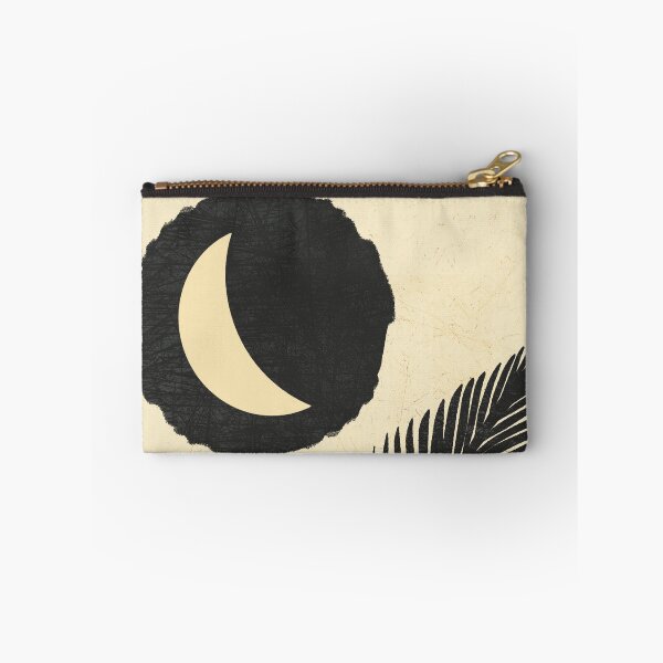Item preview, Moon and leaves - Boho minimal art designed and sold by MarsPrints.