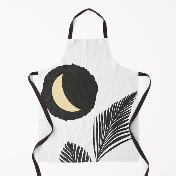 Item preview, Moon and leaves - Boho minimal art designed and sold by MarsPrints.