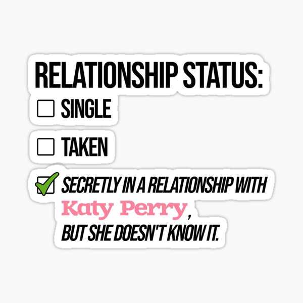 Item preview, Relationship with Katy Perry designed and sold by 2Girls1Shirt.