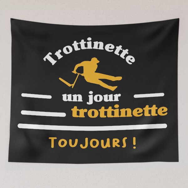 Item preview, Trottinette un jour, trottinette toujours designed and sold by saturdayride.