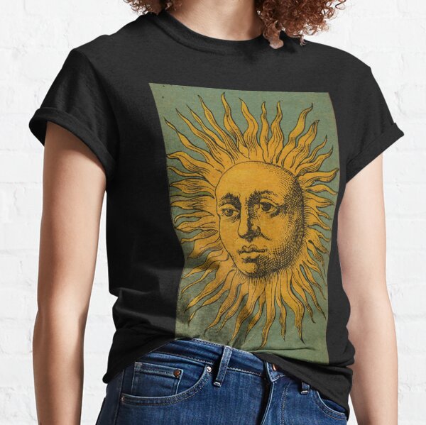Tarot Vintage Sun Camiseta clásica