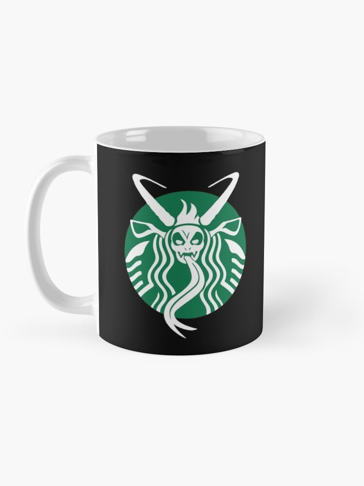 Alternate view of Krampuspresso - Caffeine Demon (BLACK) Mug