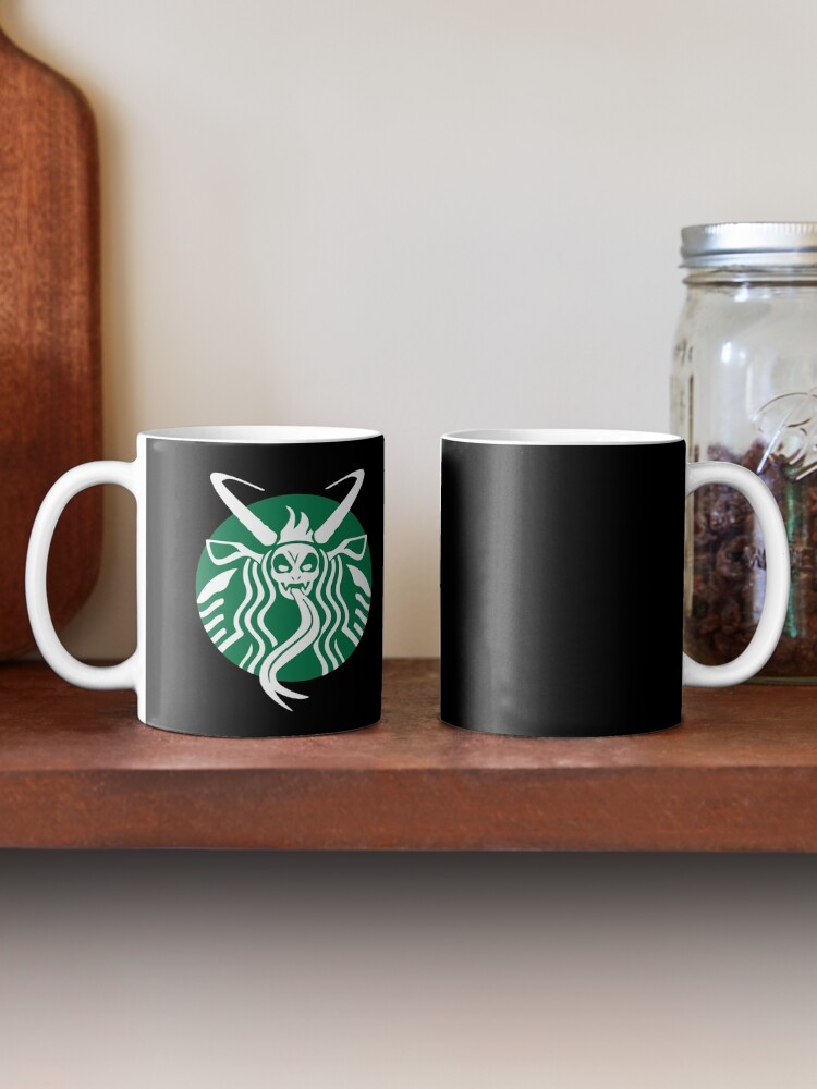 Alternate view of Krampuspresso - Caffeine Demon (BLACK) Mug