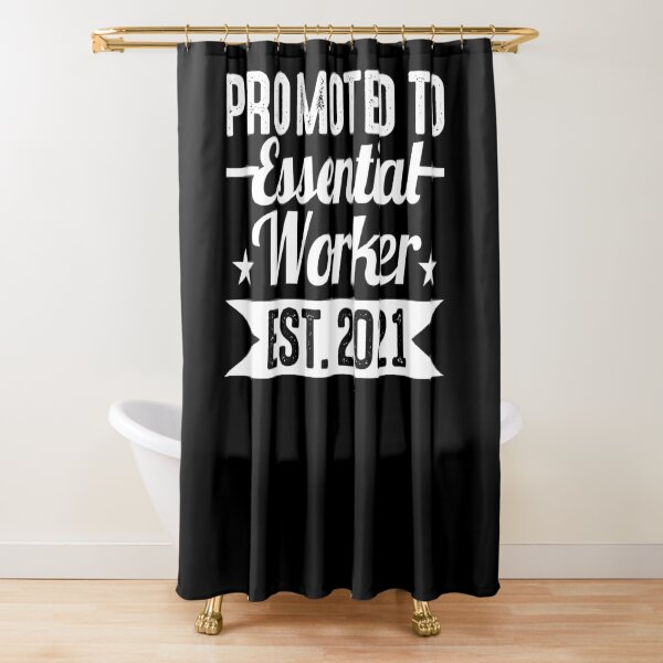 Item preview, Promoted To Essential Worker Est 2021 designed and sold by Zeevla.