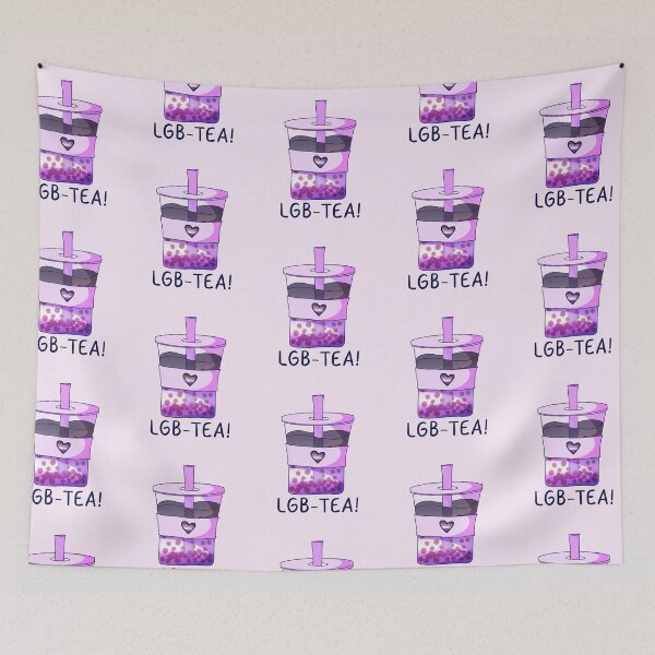 Item preview, Asexual Pride Bubble Tea designed and sold by ForTheFrogWar.