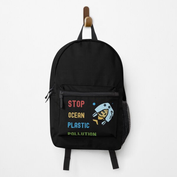 Item preview, Stop Ocean Plastic Pollution Fish designed and sold by Nostraw.