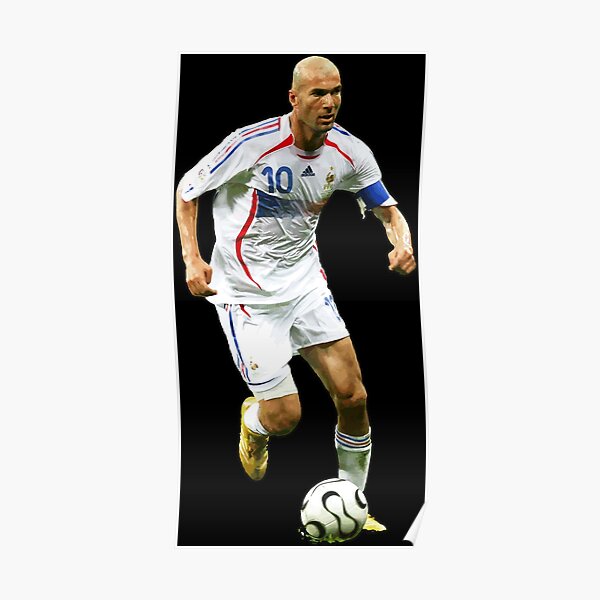 zindine zidane football Poster
