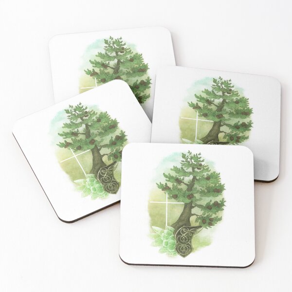 Item preview, OGHAM art - AILM The Pine Tree designed and sold by Lunariagold.