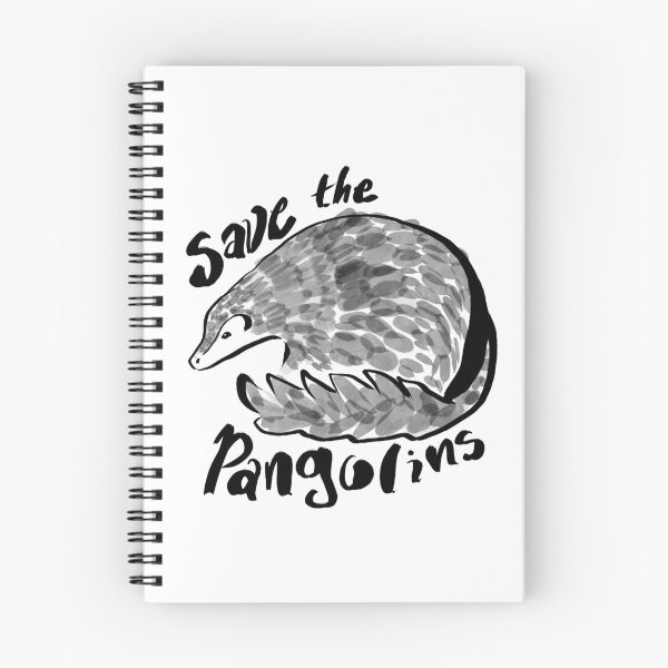 Item preview, Save the Pangolins! Pangolin in Brushwork Style designed and sold by AcuteLines.