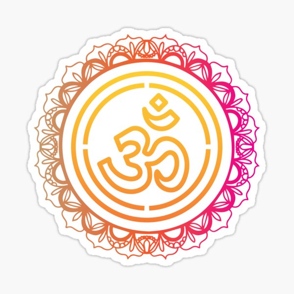 Warm mandala Sticker